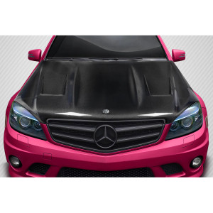 2008-2011 Mercedes C Class W204 Carbon Creations AMGT Hood - 1 Piece - image 1