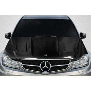 2012-2014 Mercedes C Class W204 Carbon Creations Carlton Hood - 1 Piece - image 1