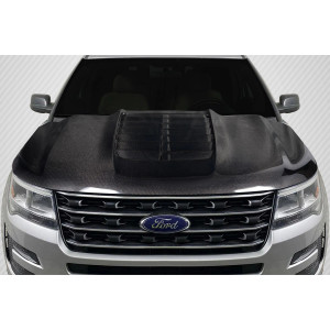 2016-2019 Ford Explorer GT500 Look Hood - 1 Piece - image 1