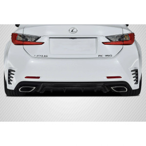 2015-2018 Lexus RC Series RC200T RC350 SBZ Rear Diffuser - 1 Piece - image 1