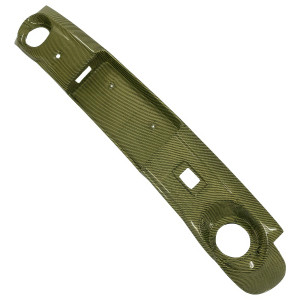 ModeloDrive Carbon Fiber GVAR V1 Tailgate Panel Garnish YELLOW > Mazda Miata (NA) 1990-1996 - image 1