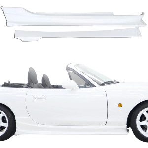 ModeloDrive FRP GVAR Side Skirts > Mazda Miata MX-5 (NB) 1998-2005 - image 1