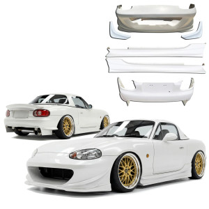 FRP GVAR Body Kit 7pc > Mazda Miata (NB1) 1998-2000 - image 1