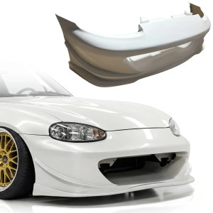 FRP GVAR Front Bumper 1pc > Mazda Miata MX-5 (NB2) 2001-2005 - image 1