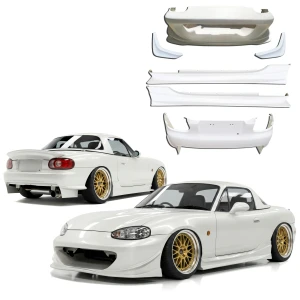 FRP GVAR Body Kit 7pc > Mazda Miata (NB2) 2001-2005 - image 1