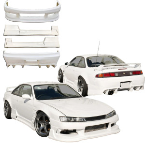 FRP ORI RACE Body Kit > Nissan 240SX (S14) 1997-1998 - image 1