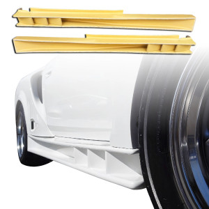 FRP MCRA v2 Louver Wide Body Side Skirts > Toyota MRS MR2 Spyder 2000-2005 - image 1
