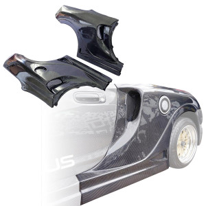 ModeloDrive Carbon Fiber APBR Wide Body Fenders (rear) > Toyota MRS MR2 Spyder 2000-2005 - image 1