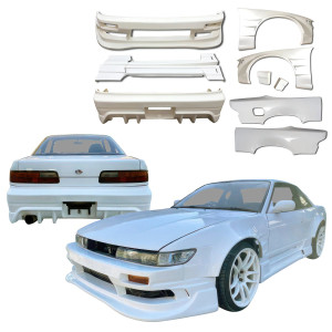 FRP ORI RACE 75mm Wide Body Kit 8pc > Nissan Silvia (S13) 1989-1994 > 2dr Coupe - image 1