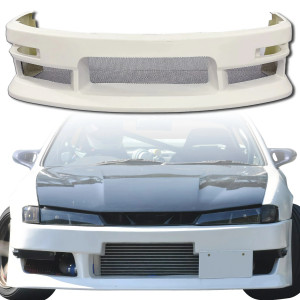 FRP FKON Front Bumper > Nissan 240SX (S14) 1997-1998 - image 1