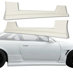 FRP WOR9 v2 Side Skirts > Nissan 240SX (S14) 1995-1998 - image 1