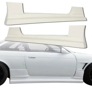 ModeloDrive FRP WOR9 v2 Side Skirts > Nissan 240SX (S14) 1995-1998 - image 1