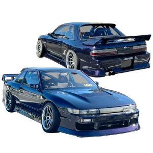 FRP BSPO v2 Wide Body Kit 8pc > Nissan Silvia (S13) 1989-1994 > 2dr Coupe - image 1