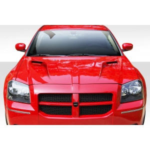 2005-2007 Dodge Magnum Duraflex Challenger Look Hood - 1 Piece - image 1