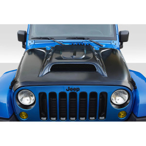 2007-2018 Jeep Wrangler JK Duraflex Avenge Vented Hood - 1 Piece - image 1 2007-2018 Jeep Wrangler JK Duraflex Avenge Vented Hood - 1 Piece - image 1