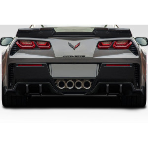 2014-2019 Chevrolet Corvette C7 Exe Rear Diffuser - 2 Pieces - image 1
