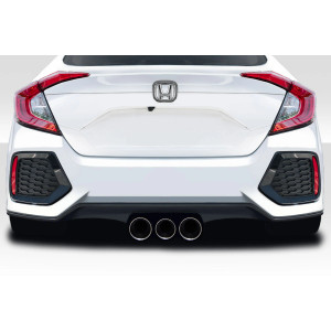 2016-2021 Honda Civic 4DR RBT Widebody Look Rear Bumper - 1 Piece - image 1