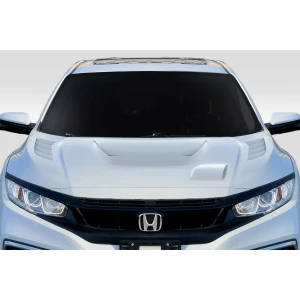2016-2021 Honda Civic Time Attack Hood - 1 Piece - image 1