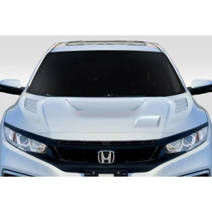 2016-2021 Honda Civic Time Attack Hood - 1 Piece - image 1