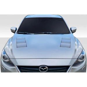 2014-2018 Mazda 3 Duraflex Velocity Hood - 1 Piece - image 1 2014-2018 Mazda 3 Duraflex Velocity Hood - 1 Piece - image 1