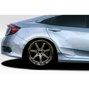 2016-2021 Honda Civic 4DR RBT Widebody Look Rear Fenders - 6 Piece - image 1