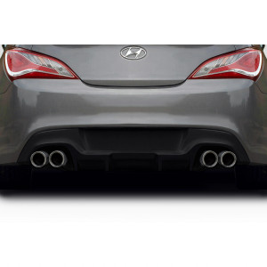 2010-2016 Hyundai Genesis Coupe Twins Rear Diffuser - 1 Piece - image 1