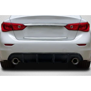 2014-2017 Infiniti Q50 VIP Carbon Fiber Rear Lip - image 1