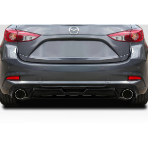 2017-2018 Mazda 3 5dr Hatchback Duraflex MKS Rear Diffuser - 1 Piece - image 1