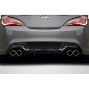 2010-2016 Hyundai Genesis Coupe Carbon Creations Twins Rear Diffuser - 1 Piece - image 1