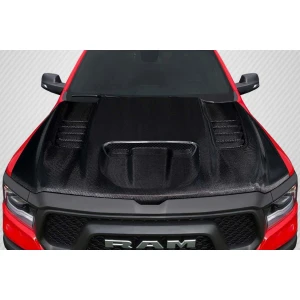 2019-2025 Dodge Ram TRX Look Carbon Fiber Hood - image 1