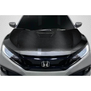 2016-2021 Honda Civic Type R Look Carbon Fiber Hood - image 1