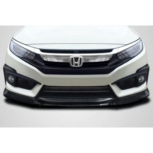 2016-2018 Honda Civic 2DR 4DR Yoka Front Lip Spoiler Air Dam - 3 Pieces - image 1
