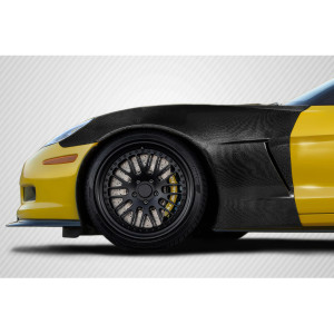 2005-2013 Chevrolet Corvette Carbon Creations Z06 Look Front Fenders - 2 Pieces - image 1