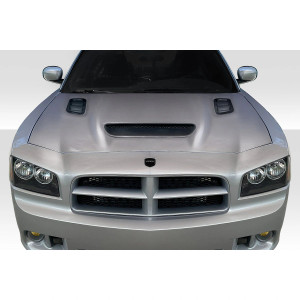 2006-2010 Dodge Charger Hellcat Redeye Look Hood - 1 Piece - image 1