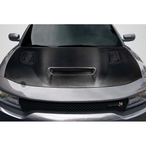 2015-2023 Dodge Charger Hellcat Redeye Look Hood - 1 Piece - image 1