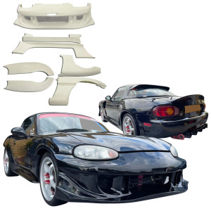 ModeloDrive FRP RAME Wide Body Kit 6pc > Mazda Miata (NB) 1998-2005 - image 1
