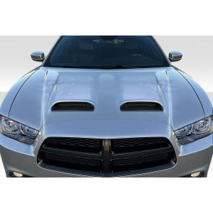2011-2014 Dodge Charger Redeye Look Hood - 1 Piece - image 1