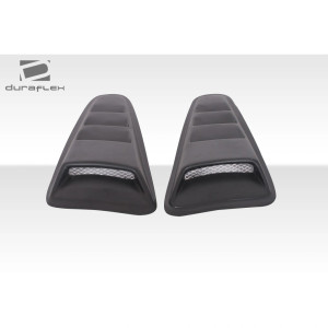 2010-2014 Ford Mustang Circuit Window Scoop Louvers - 2 Piece - image 1