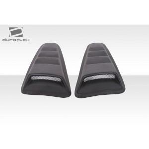 2010-2014 Ford Mustang Circuit Window Scoop Louvers - 2 Piece - image 1