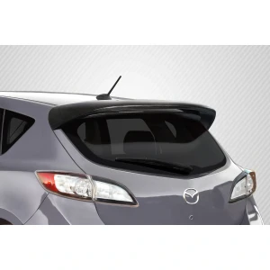 2010-2013 Mazda 3 Turbo Look Rear Roof Wing Spoiler - 1 Piece - image 1