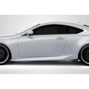 2015-2018 Lexus RC Series RC200T RC350 Carbon Creations SBZ Side Skirt Rocker Panel Splitters - 2 Pieces - image 1