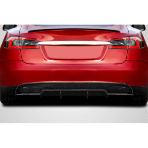 2012-2015 Tesla Model S Carbon Creations Energon Rear Diffuser - 1 Piece - image 1