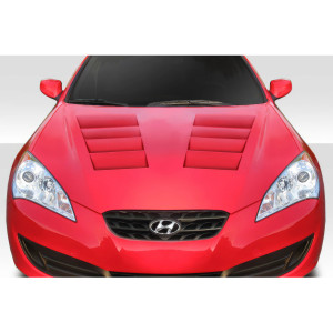 2010-2012 Hyundai Genesis Coupe 2DR Duraflex Circuit Hood - 1 Piece - image 1