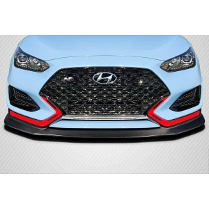 2019-2022 Hyundai Veloster Aerotune Carbon Fiber Front Lip - image 1