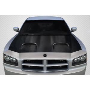 2006-2010 Dodge Charger Carbon Creations Redeye Look Hood - 1 Piece - image 1