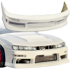 FRP MSPO Front Bumper > Nissan 240SX (S14) 1997-1998 - image 1