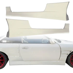 FRP MSPO Side Skirts > Nissan 240SX (S14) 1995-1998 - image 1