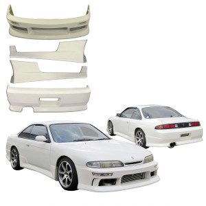 FRP MSPO Body Kit 4pc > Nissan 240SX (S14) 1995-1996 - image 1