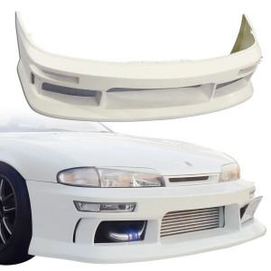 ModeloDrive FRP MSPO Front Bumper > Nissan 240SX (S14) 1995-1996 - image 1