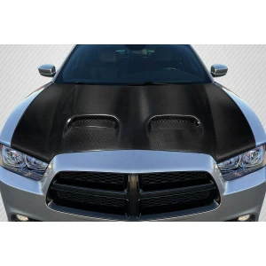 2011-2014 Dodge Charger Redeye Look Hood - 1 Piece - image 1